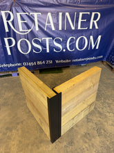 Load image into Gallery viewer, Black Powder Coated - 90* Corner Post